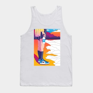 Vaporwave pop Aesthetic Tank Top